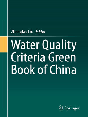 cover image of Water Quality Criteria Green Book of China